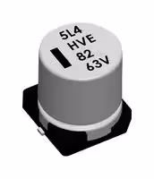 35HVC150MD10: Hybrid Aluminium Electrolytic Capacitor, 150 µF, ± 20%, 35 V, Radial Can - SMD, 0.027 ohm