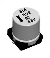 25HVC100MC8: Hybrid Aluminium Electrolytic Capacitor, 100 µF, ± 20%, 25 V, Radial Can - SMD, 0.03 ohm