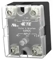 SSRDC-200D40: Solid State Relay, SPST-NO, 40 A, 200 VDC, Panel Mount, Screw