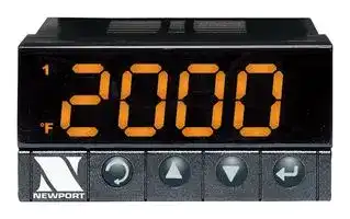 DPI8: Panel Meter, Temperature / Process, 4-Digit, 21 mm, 240 VAC, DPi Series