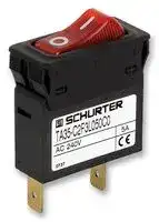 TA35-CFTWF100C0: Thermal Circuit Breaker, TA35, 10 A, 1 Pole, 32 V, 240 V, Panel