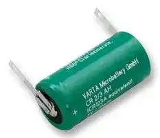 6215301301: Battery, 3 V, 2/3AH, Lithium Manganese Dioxide, 1.5 Ah, Solder Tab, 1