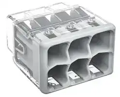 2773-406: Standard Terminal Block, 2773 Series, 6 Contacts, Push In, Cable Mount, 12 AWG