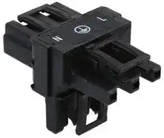 770-615: Pluggable Terminal Block, Black, 10 mm, 3 Ways, Push In
