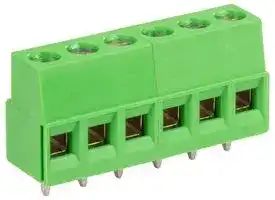 CTB0100/6: Standard Terminal Block, CTB0100, 6 Contacts, 5 mm, Terminal Block, PCB, PCB Mount, 12 AWG