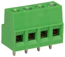 CTB0108/4: Standard Terminal Block, CTB0108, 4 Contacts, 5.08 mm, Terminal Block, PCB, PCB Mount, 12 AWG