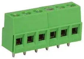 CTB0108/6: Standard Terminal Block, CTB0108, 6 Contacts, 5.08 mm
