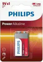 PHI6LR61: Battery, 1 Pack, 9 V, PP3, Alkaline, Snap Contact, 1
