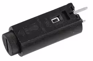 CFH06: Fuse Holder, 5mm x 20mm, PCB, Vertical