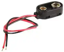 MP000302: Battery Holder, Safety, Snap On, 1 x PP3 (9V)