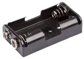 MP000313: Battery Holder, Flat, Snap, 2 x AA