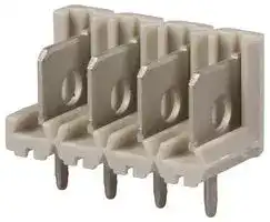 CTB7300/4M: Standard Terminal Block, 4 Contacts, 5 mm, Terminal Block, PCB, PCB Mount, 12 AWG
