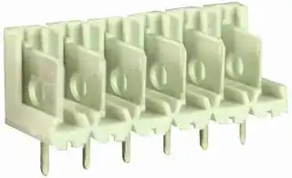CTB7300/6M: Standard Terminal Block, 6 Contacts, 5 mm, Terminal Block, PCB, PCB Mount, 12 AWG