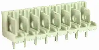 CTB7300/8M: Standard Terminal Block, 8 Contacts, 5 mm, Terminal Block, PCB, PCB Mount, 12 AWG