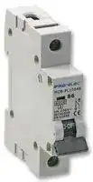 AUB1 6A: Thermal Magnetic Circuit Breaker, 6 A, 1 Pole, 230 V, DIN Rail
