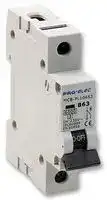 AUB1 63A: Thermal Magnetic Circuit Breaker, 63 A, 1 Pole, 230 V, DIN Rail