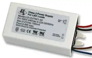 PLC3536-02: LED Driver, 8 W, 36 VDC, 350 mA, Constant Current, 100 V