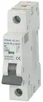 AUB7 1P C6A: Thermal Magnetic Circuit Breaker, 6 A, 1 Pole, 230 V, DIN Rail