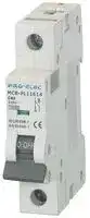 AUB7 1P C63A: Thermal Magnetic Circuit Breaker, 63 A, 1 Pole, 230 V, DIN Rail