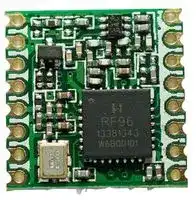 RFM69HW-868S2: Automated Meter Reading Module, GFSK, GMSK, MSK, OOK, 300Kbps, 868MHz, -120dBm, 1.8V to 3.6V, SPI