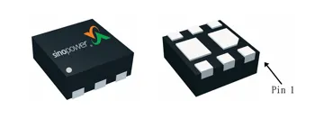 SM2221CSQG_01: SM2221CSQG, Dual N and P Channel Enhancement Mode MOSFET, , 12V, DFN2x2C-6_EP2