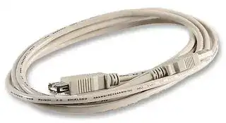 PS11119: USB Cable, Type A Plug to Type A Plug, 5 m, 16.4 ft, USB 2.0, White