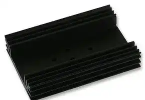 3.5YB-2: Heat Sink, Black Anodized, 3.4 °C/W, TO-3, 60 mm, 16 mm, 89 mm