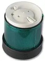 XVB-C33: Visual Signal Indicator, LED, Green, Steady, 7W, 250VAC, IP66, NEMA 4X, 70mm Dia., 139mm Height