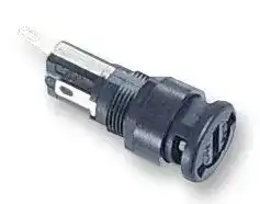 FX0357: Fuseholder, Panel Mount, 250V, 10A, 5 x 20mm, Series/Solder Tags, Bayonet Cap, Screwdriver, PC2