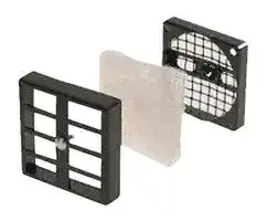 PMFA90: Fan Filter Assembly, 92 mm, ebm-papst fan series 3000, 82.5 mm, Synthetic Fibre