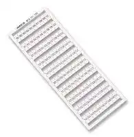 209-508.: Terminal Block Marker, Terminal Block Marker Card, Wago Series Terminal Blocks, 101-150