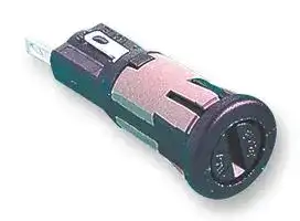 FX0458/2: Cartridge Fuse Holder, 1Fuse, Solder Lug, 16A, 250VAC, 5mm x 20mm