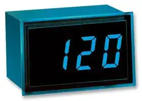 DMS-20PC-0-DCM-B-C: Voltmeter, DMS-20PC-DCM Series, DC Voltage, 4.5V to 19.99V, 3.5 Digits, 4.5 V to 19.99 V, Blue
