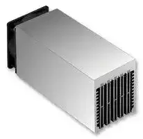 LA 9/200 24V: Fan / Force Cooled Heat Sink, Hollow Fin Aggregate, 0.14 °C/W, 83 mm, 80 mm, 200 mm, 80 m³/h