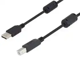 U2A00002-05M.: CABLE, USB 2.0 A-B PLUG, 0.5M, BLACK