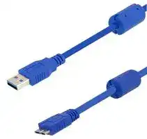 U3A00010-075M: CABLE, USB 3.0 A-MICRO B PLUG, 0.75M/BLU