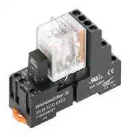 DRMKIT 24VDC 4CO LD: POWER RELAY, 4PDT, 5A, 250V, DIN RAIL
