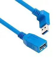 U3A00066-2M: USB CABLE, 3.0 A RCPT-R/A A PLUG, 2M