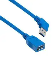 U3A00048-03M.: USB CABLE, 3.0 A RCPT-R/A A PLUG, 300MM