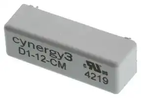 D1-12-CM: REED RELAY, SPDT, 12VDC, 3A, THT
