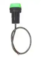JR16-G-D: STACK LIGHT, GREEN, ROUND, 12VDC, 30MM