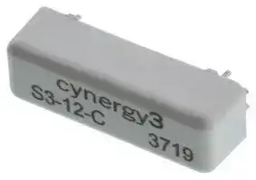 S3-12-C: REED RELAY, SPDT, 12VDC, 0.25A, THT
