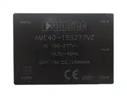 AME40-12S277VZ: POWER SUPPLY, AC-DC, 12V, 3.33A