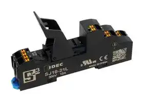 SJ1S-21L: RELAY SOCKET, 1 POLE, DIN RAIL, 5PIN