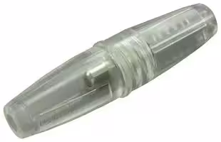 FX0180: Fuseholder, In-Line, 50V, 10A, 6.3 x 32mm, Screw Terminal, Clear