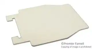 017301610: Terminal Partition, for Use with DIN Rail Terminal Blocks, White