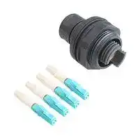 PXEB5412B001: Fibre Optic Cable, Multimode, 4 Fibres, 62.5µm / 125µm, LC to Free End, 1 m