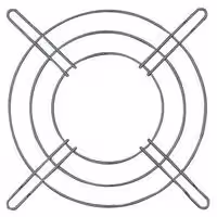 MC32703: Fan Finger Guard, Steel - Wire Form, 80mm Axial Fans