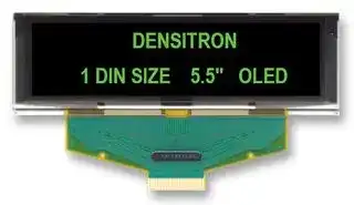 DD-25664GE-1A: Graphic OLED, 256 x 64, Green on Black, 2.8V, Parallel, Serial, 146mm x 65mm, -30 °C