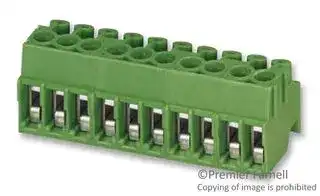 1984390: Pluggable Terminal Block, 3.5 mm, 10 Ways, 26 AWG, 16 AWG, 1.5 mm², Screw